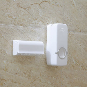 Tooth Brush Holder & Automatic Toothpaste Dispenser